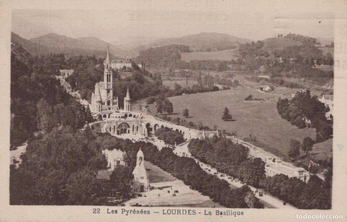 Postais: Lourdes Basilica Panoramic View, Les Pyr&eacute;n&eacute;es, France, Pilgrimage Site *YAG651