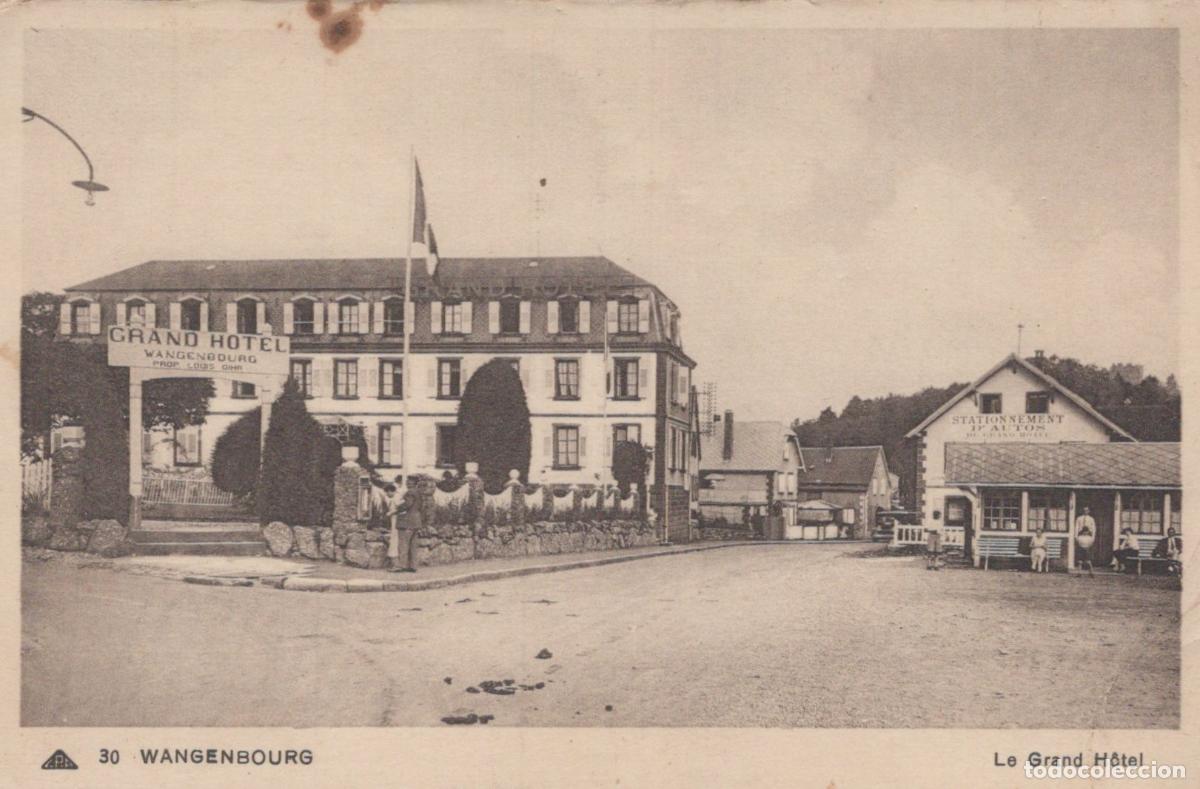 Postales: France Wangenbourg Grand H&ocirc;tel Rue du Village Sc&egrave;ne Anim&eacute;e *YAG633