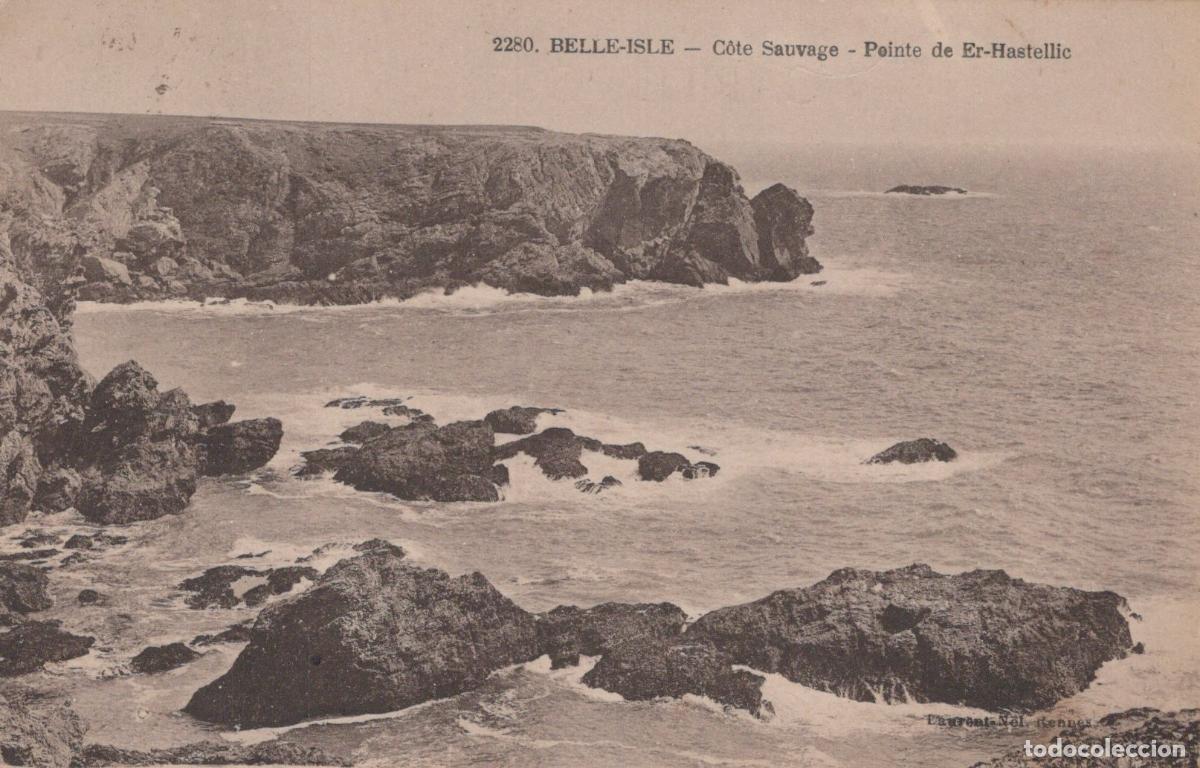 Postales: Belle-&Icirc;le Wild Coast, Pointe de Er-Hastellic, Brittany, France *YAG639
