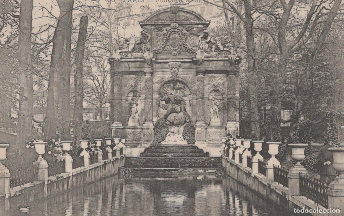 Postales: Paris Luxembourg Gardens Medici Fountain Architecture Sculpture View *YAG697