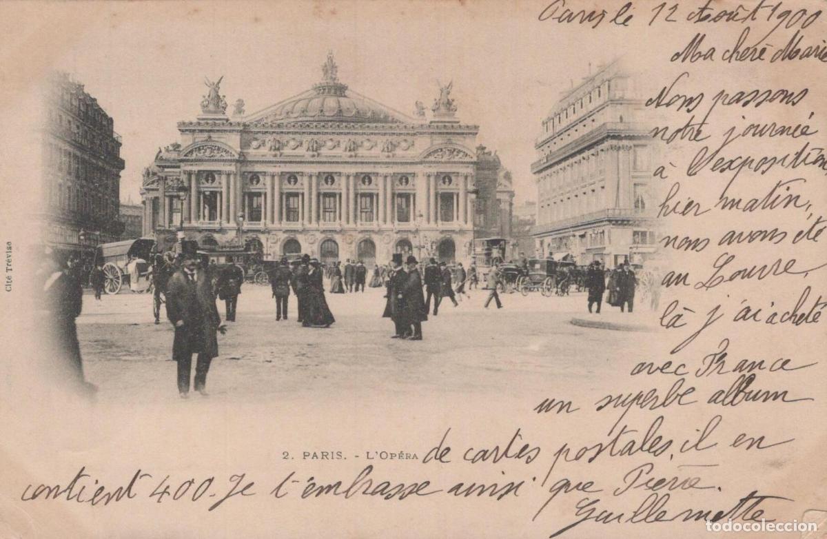 Cartoline: Paris Op&eacute;ra Garnier Building with Inverted Reflection, France *YAG669