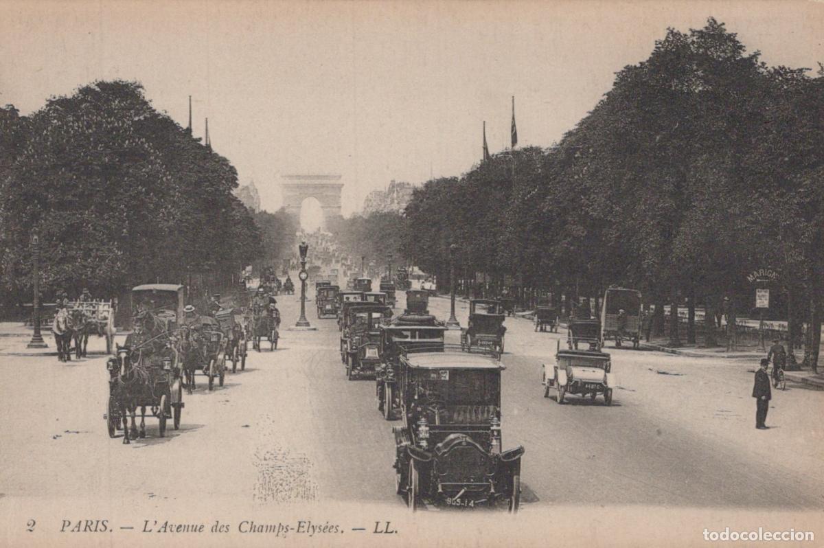 Cartoline: France Paris &Icirc;le de L Avenue des Champs &Eacute;lys&eacute;es Arc de Triomphe *YAG694