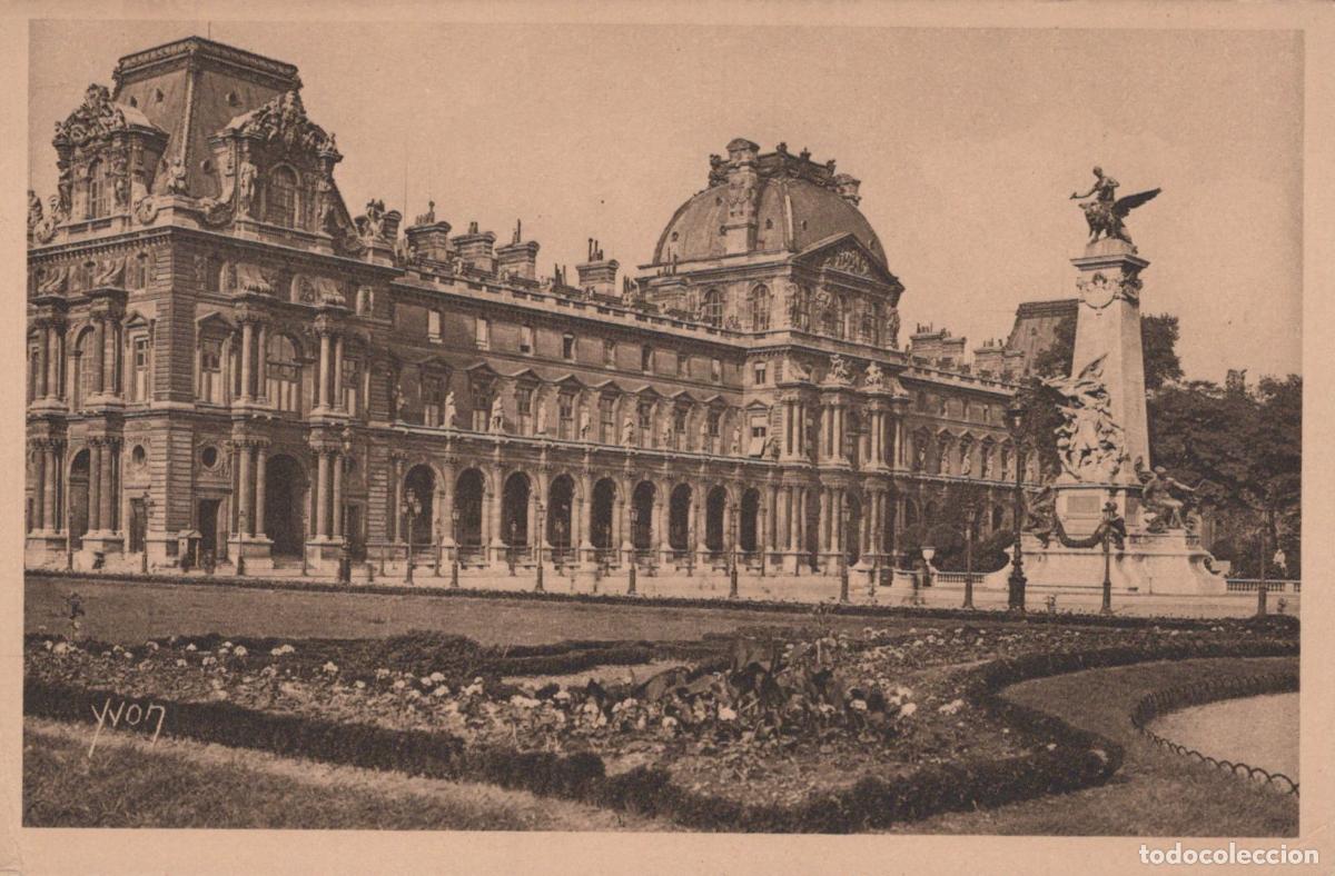 Cartoline: Paris Tuileries Garden, Rohan Pavilion and Gambetta Monument *YAG699
