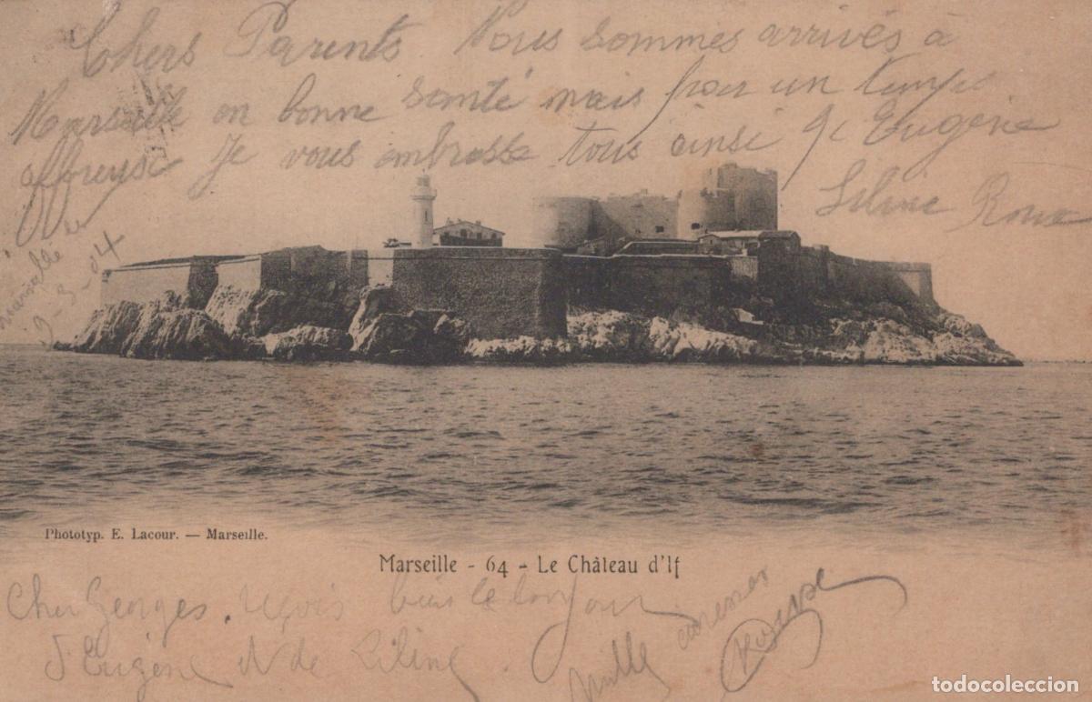 Postkarten: France Marseille Ch&acirc;teau D If Forteresse Phare *YAG753