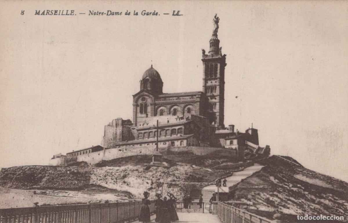 Postais: France Marseille Notre Dame de la Garde Basilique Architecture Post&eacute;e *YAG761
