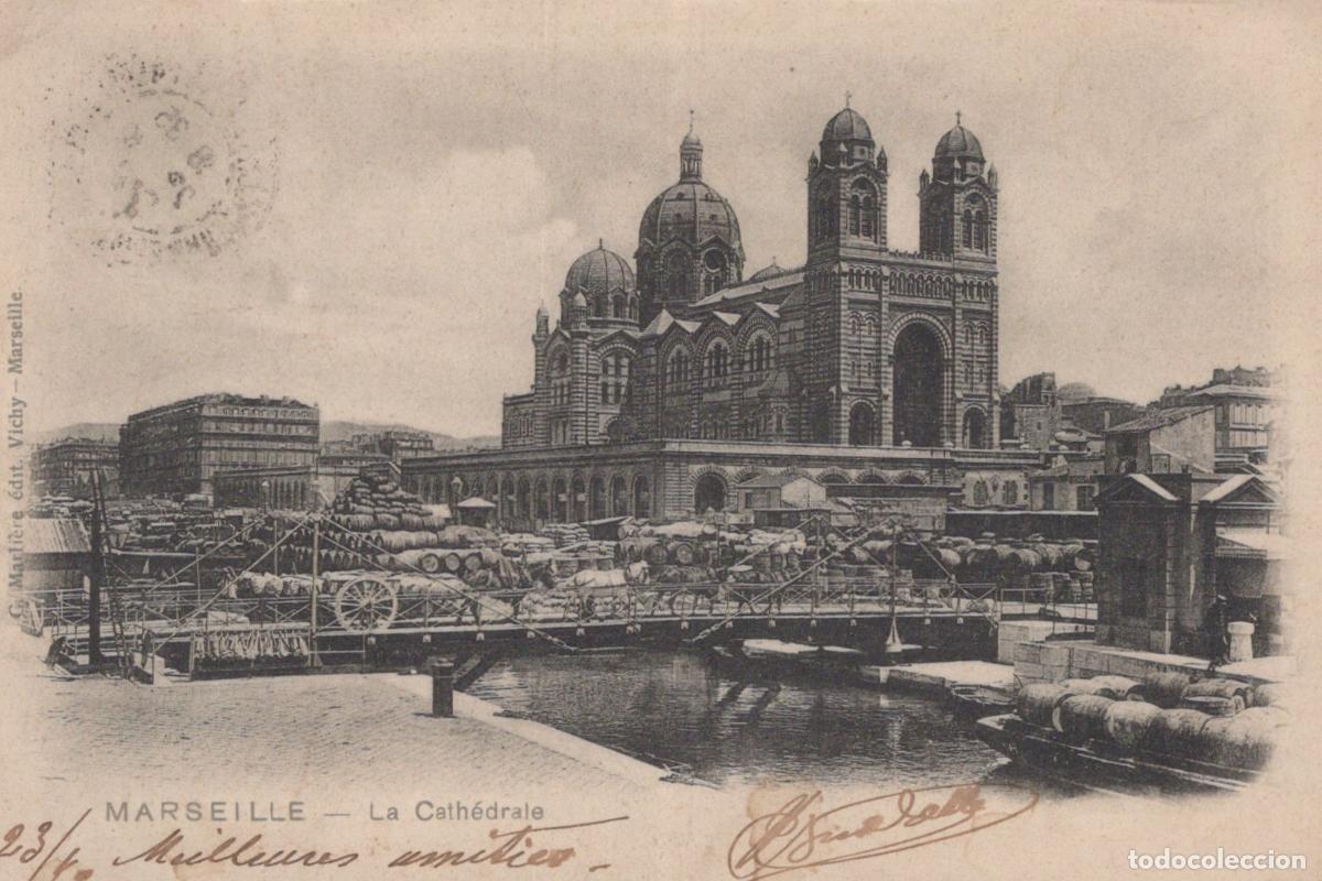 Postales: France Marseille Cath&eacute;drale Notre Dame de la Garde Vieux Port *YAG752