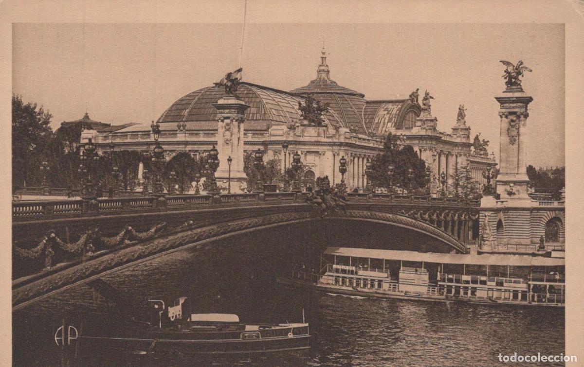 Postales: France Paris &Icirc;le de Pont Alexandre III Grand Palais Unposted *YAG802