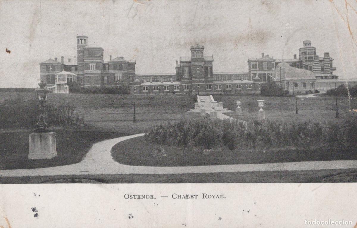 Cartoline: Ostende, Belgium. Chalet Royal, historic royal architecture building *YAG781