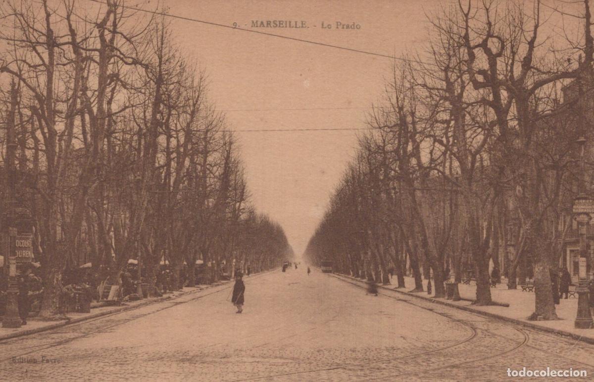 Cartoline: France Marseille Avenue du Prado en Hiver *YAG835