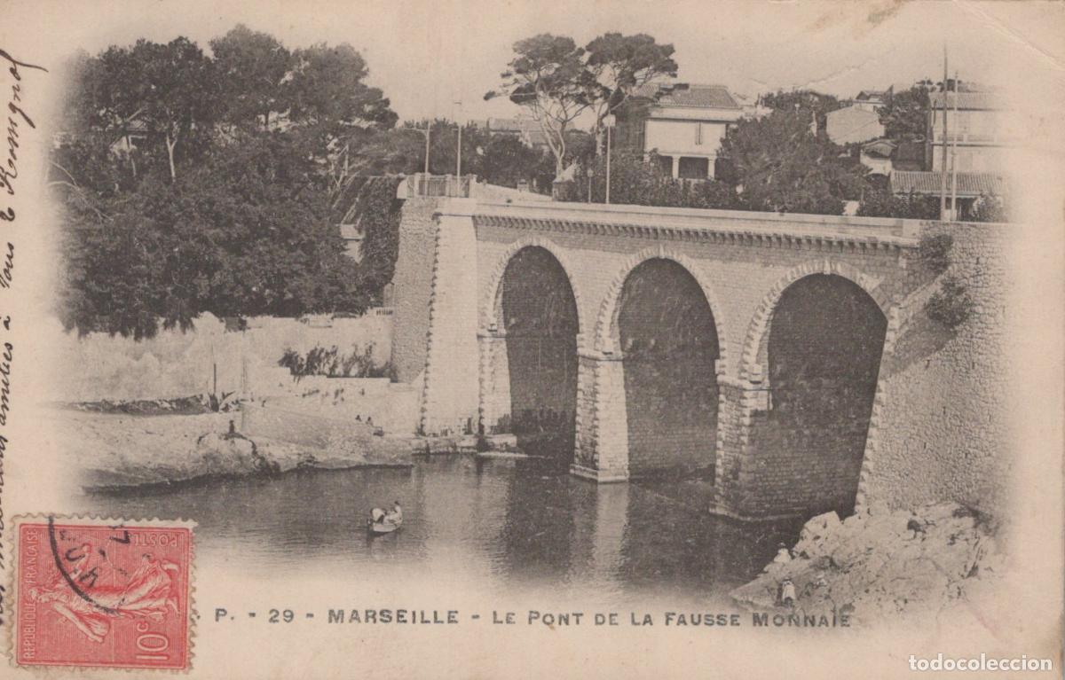 Cartoline: France Marseille Provence le Pont de la Fausse Monnaie Architecture *YAG848