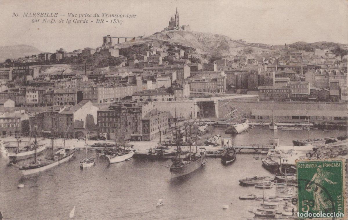 Postais: France Marseille Vieux Port N D de la Garde *YAG856
