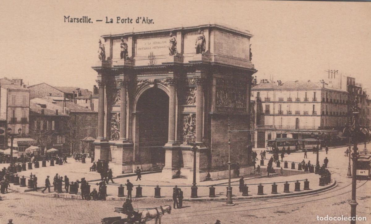 Cartoline: France Marseille Provence la Porte D Aix Arc de Triomphe Architecture *YAG846