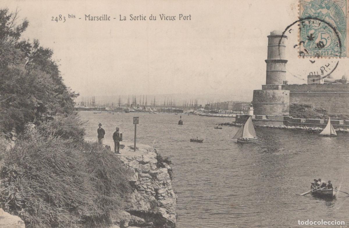 Postales: France Marseille Sortie Vieux Port Phare *YAG857