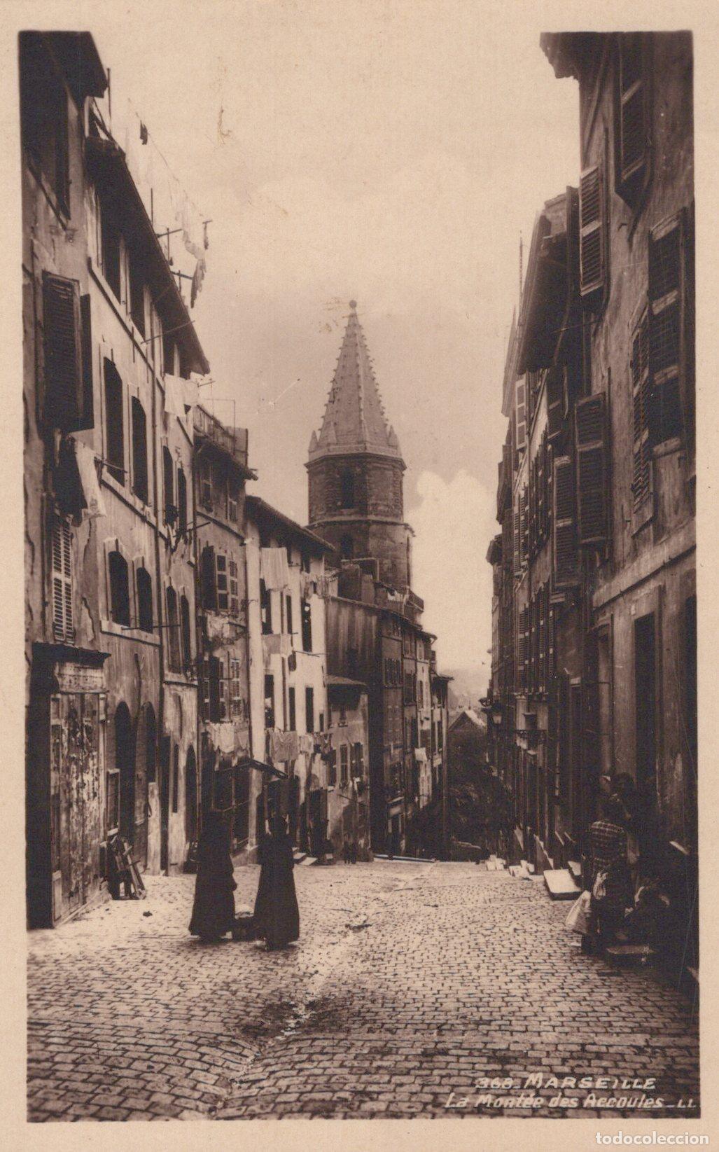 Postales: France Marseille Mont&eacute;e des Accules Tour &Eacute;glise *YAG889