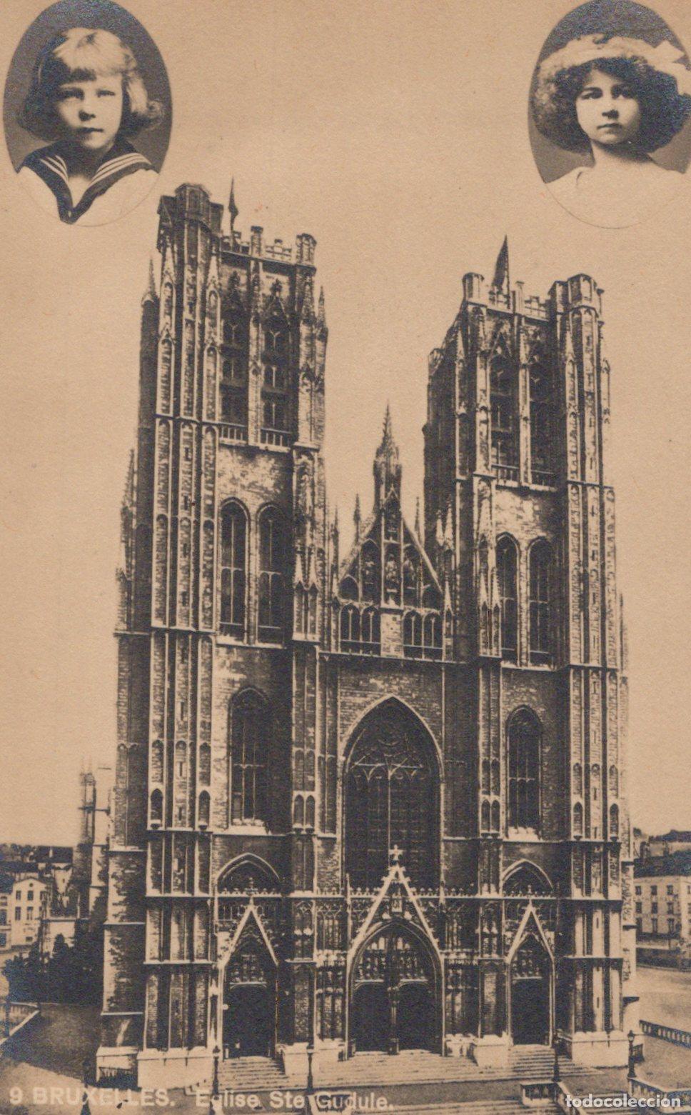 Postales: Brussels Belgium St. Michael and St. Gudula Cathedral with Royal *YAG899