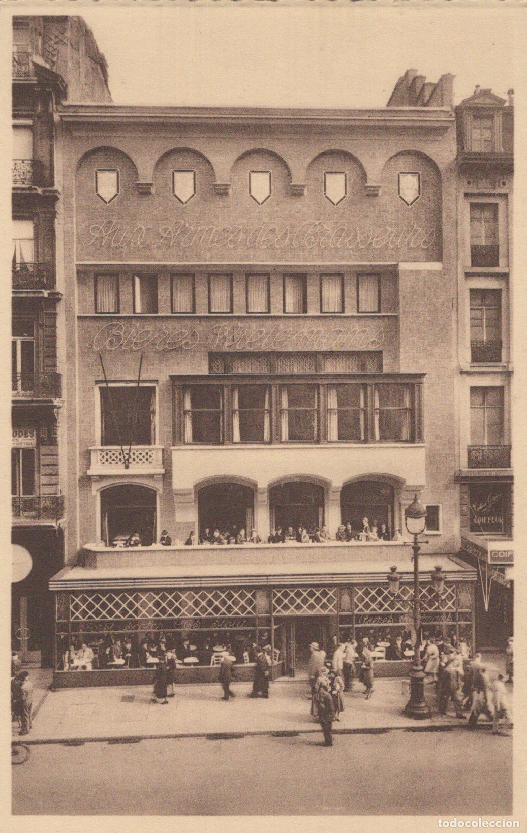 Cartes Postales: Brussels Brasserie Aux Armes des Brasseurs, Boulevard Anspach, Wielemans *YAG903