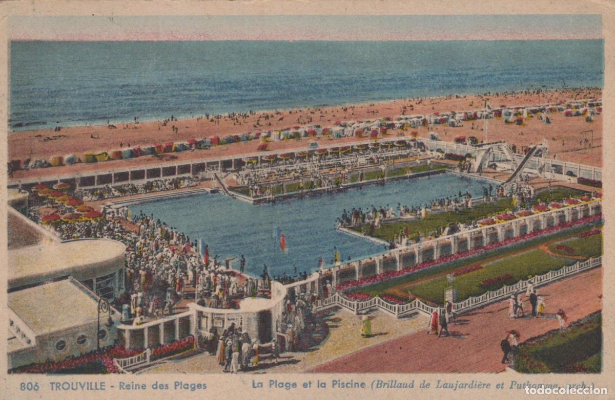 Cartes Postales: Trouville Beach and Swimming Pool, Brillaud and Puthomme Architects, *YAG949