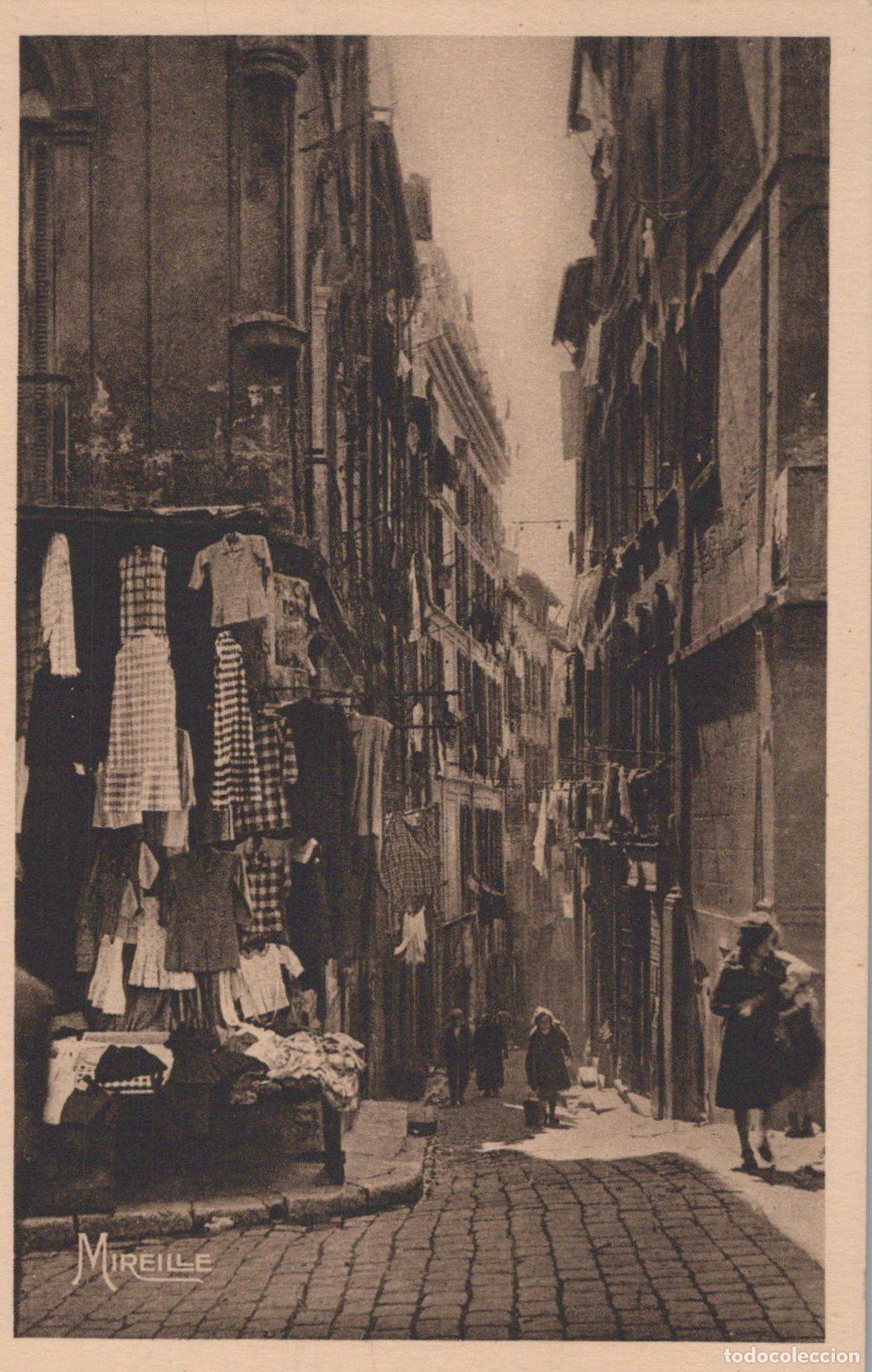 Cartes Postales: France Marseille Rue de la Reynarde Linge Passants *YAG916