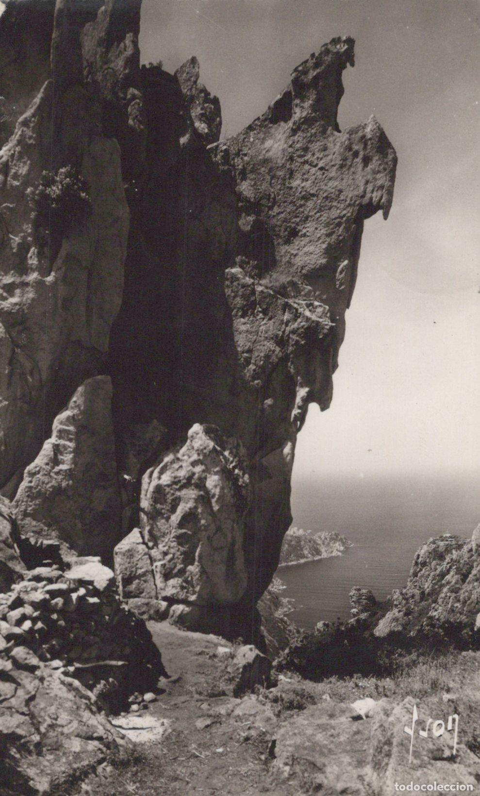 Postales: France Piana Calanche L Aigle Formation Rocheuse C&ocirc;ti&egrave;re 1960 *YAG922