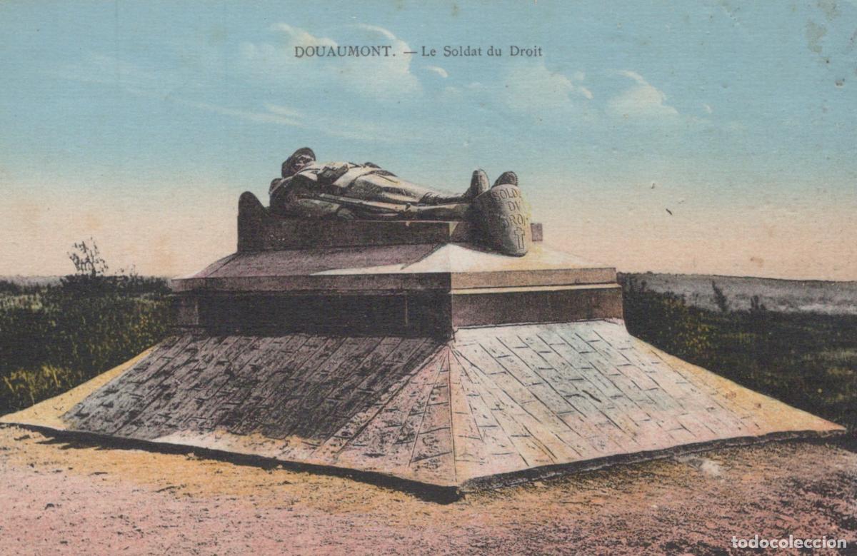 Postales: Douaumont Monument Le Soldat du Droit Andr&eacute; Thome World War I *YAG951