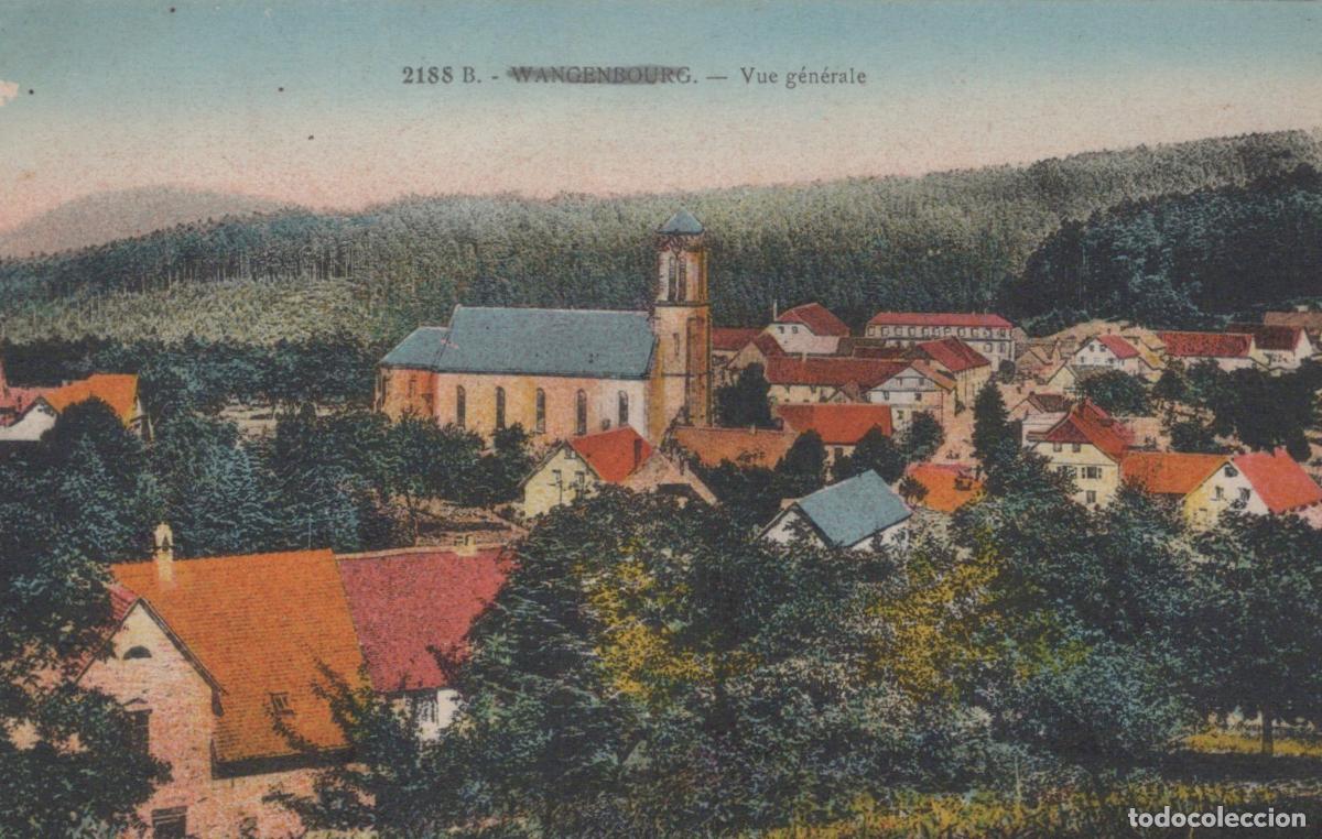Postales: Wangenbourg Village General View with Church and Forest Landscape *YAG966