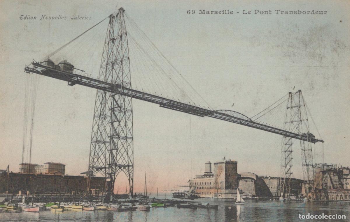 Postales: France Marseille Pont Transbordeur Port Anim&eacute; *YAG995