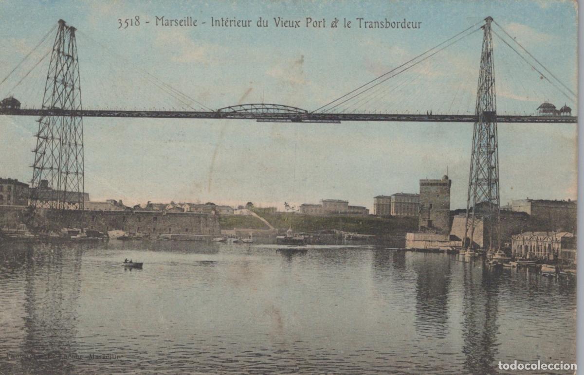 Postales: France Marseille Provence Vieux Port Pont Transbordeur Architecture *YAG977