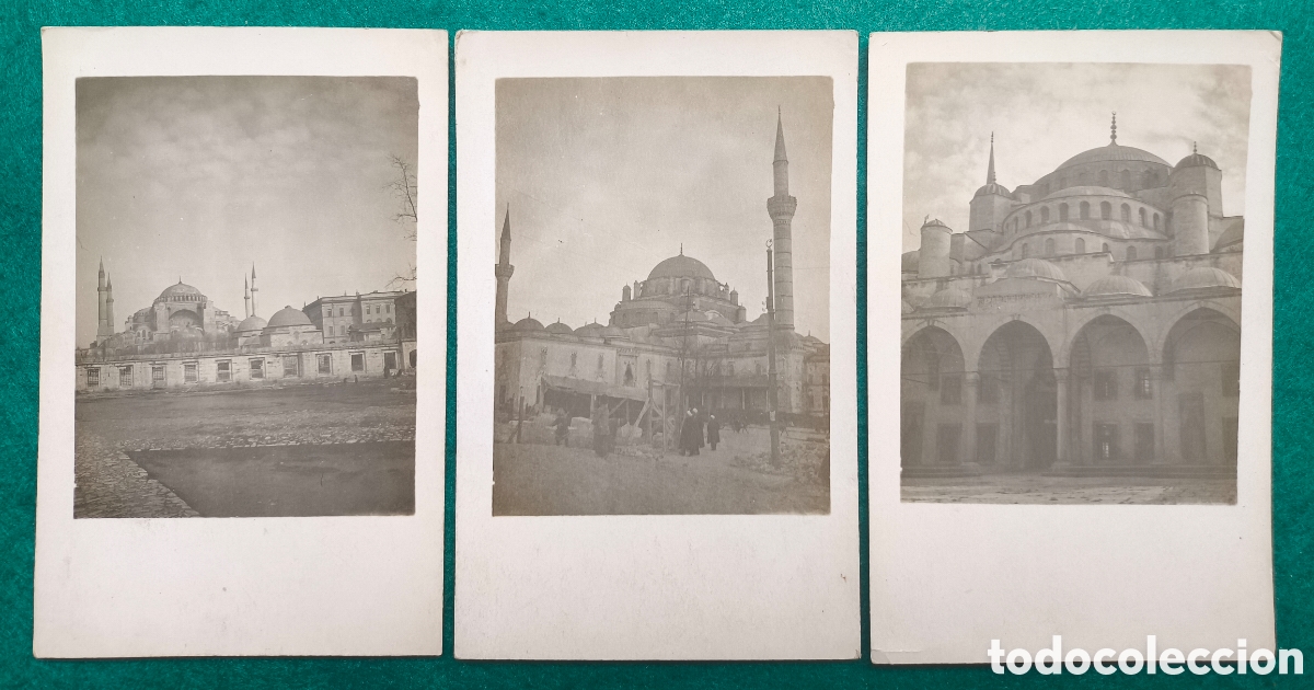 Postales: ISTAMBUL SULTAN AHMET CAMII OLD POSTCARD ESTAMBUL MEZQUITA AZUL POSTAL FOTOGR&Aacute;FICA TURKEY C. 1910