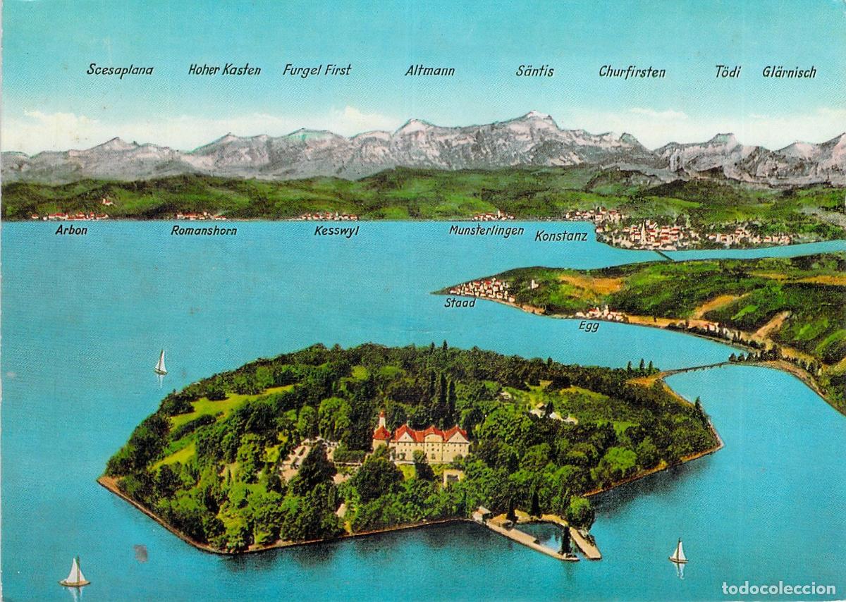 Postales: Postal de la Isla de Mainau en el Lago de Constanza