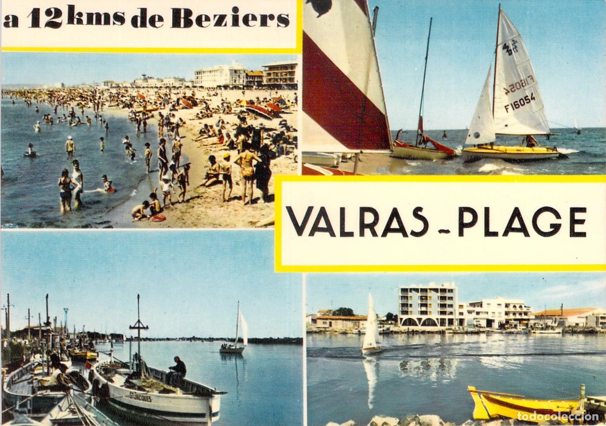 Postales: Postal de Valras-Plage Costa Mediterr&aacute;nea Francia