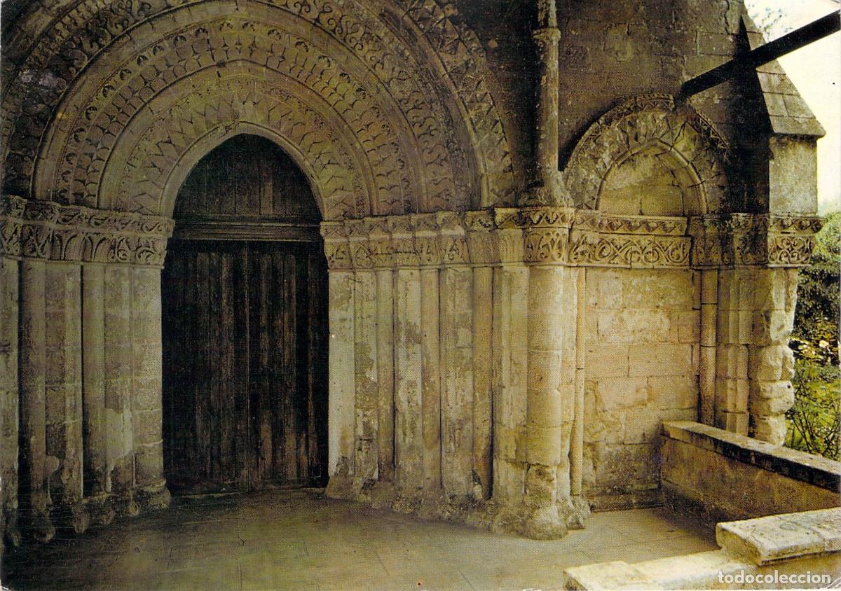 Postales: Postal de la Iglesia de Ars, Charente, Portada Rom&aacute;nica