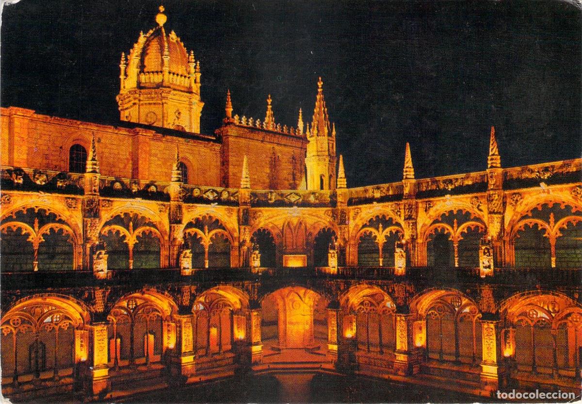 Postkarten: Postal del Monasterio de los Jer&oacute;nimos en Bel&eacute;m, Lisboa