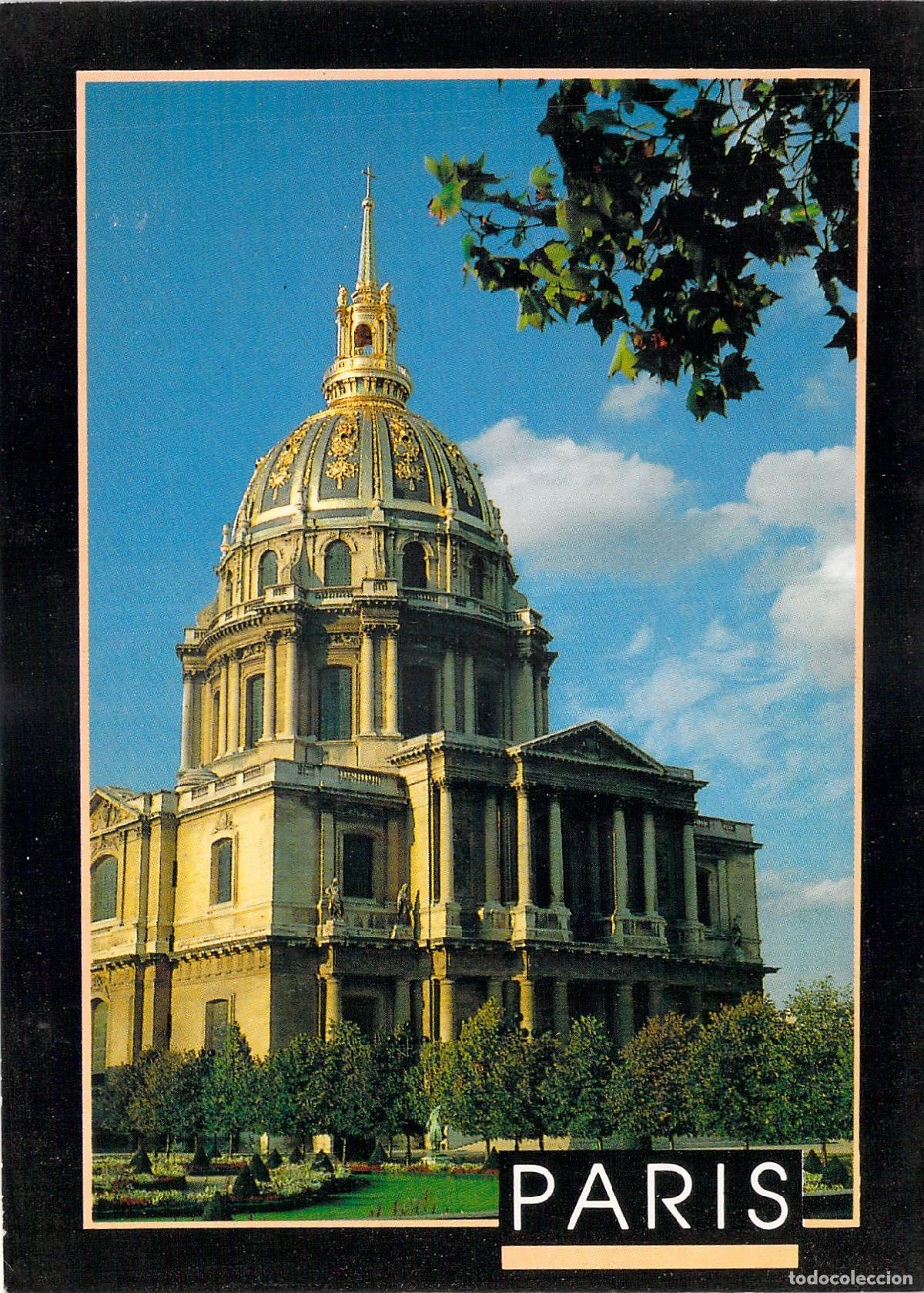 Postkarten: Postal de la c&uacute;pula de Les Invalides en Par&iacute;s