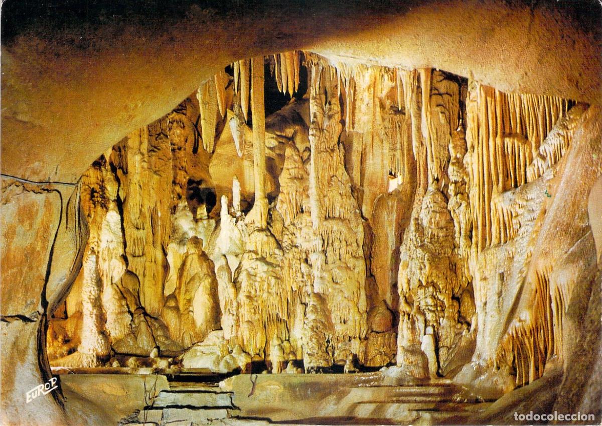 Postkarten: Postal de las Cuevas de Isturitz y Oxocelhaya en el Pa&iacute;s Vasco