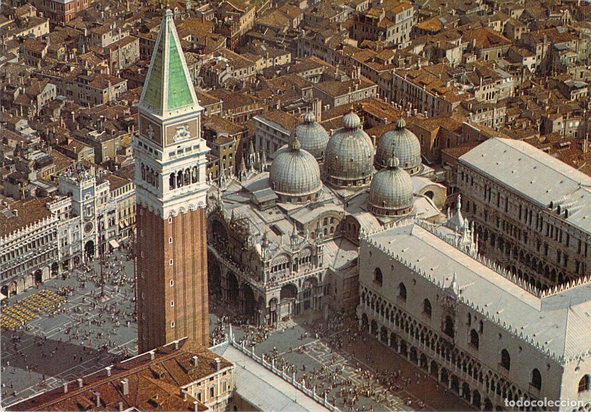 Postkarten: Postal de Venecia vista a&eacute;rea de la Plaza de San Marco