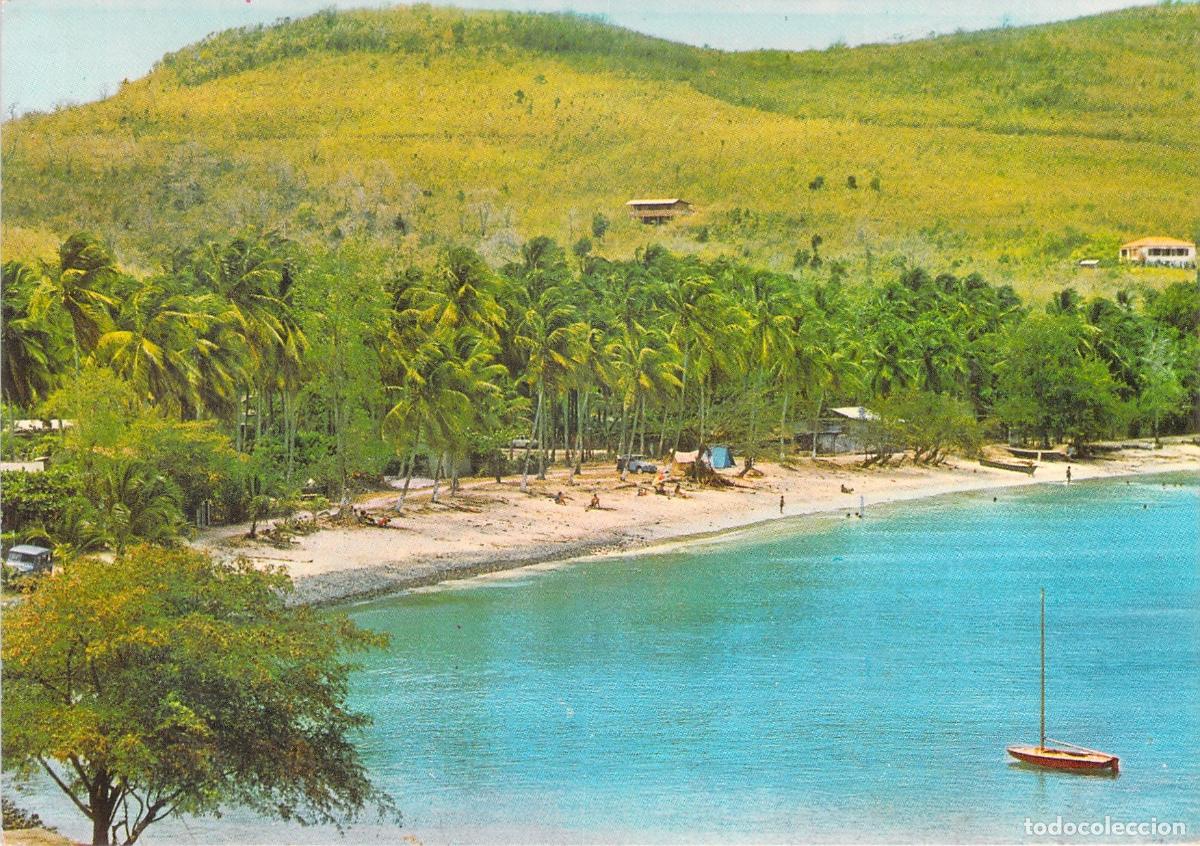 Postales: Postal de la playa de L'Anse Mitan en Martinica