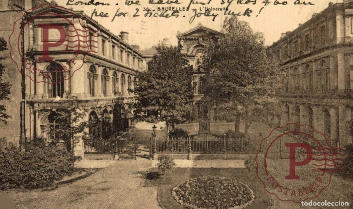 Postais: UNIVERSITE BRUSSEL BRUXELLES belgique