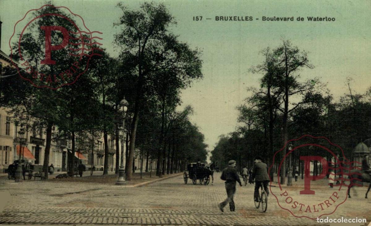 Cartoline: BRUXELLES BOULEVARD DE WATERLOO BRUSSEL BRUXELLES belgique