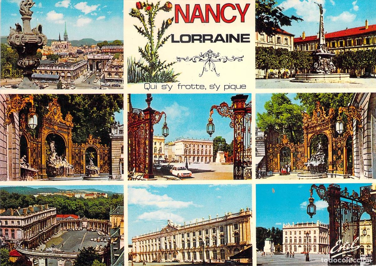 Cartoline: Postal de Nancy Lorena Francia Vistas de la Ciudad