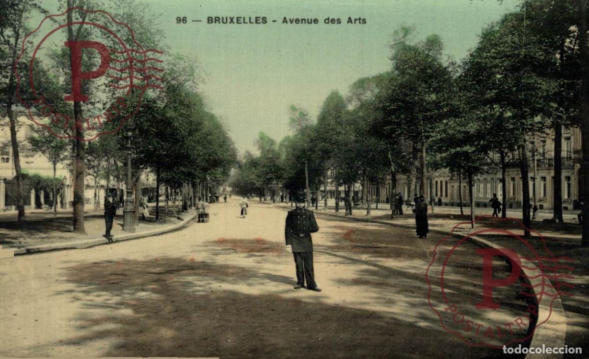 Cartoline: BRUXELLES AVENUE DES ARTS BRUSSEL BRUXELLES belgique