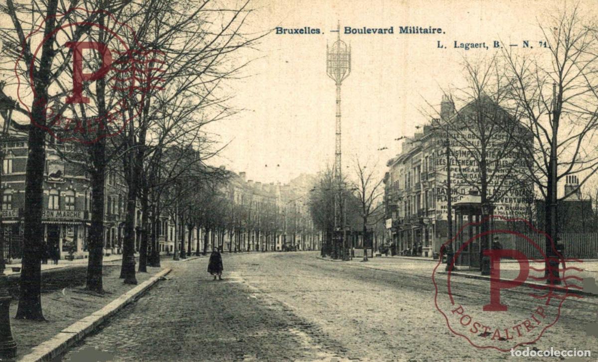 Cartoline: BRUXELLES BOULEVARD MILITAIRE belgique BELGIE