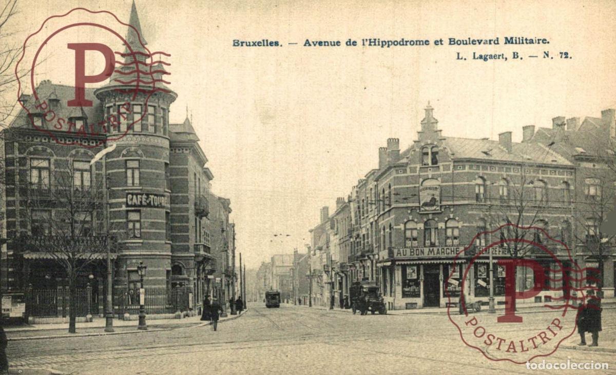 Cartoline: Ixelles - Boulevard Militaire et Avenue de l Hippodrome BRUXELLES BRUSEL belgique BELGIE