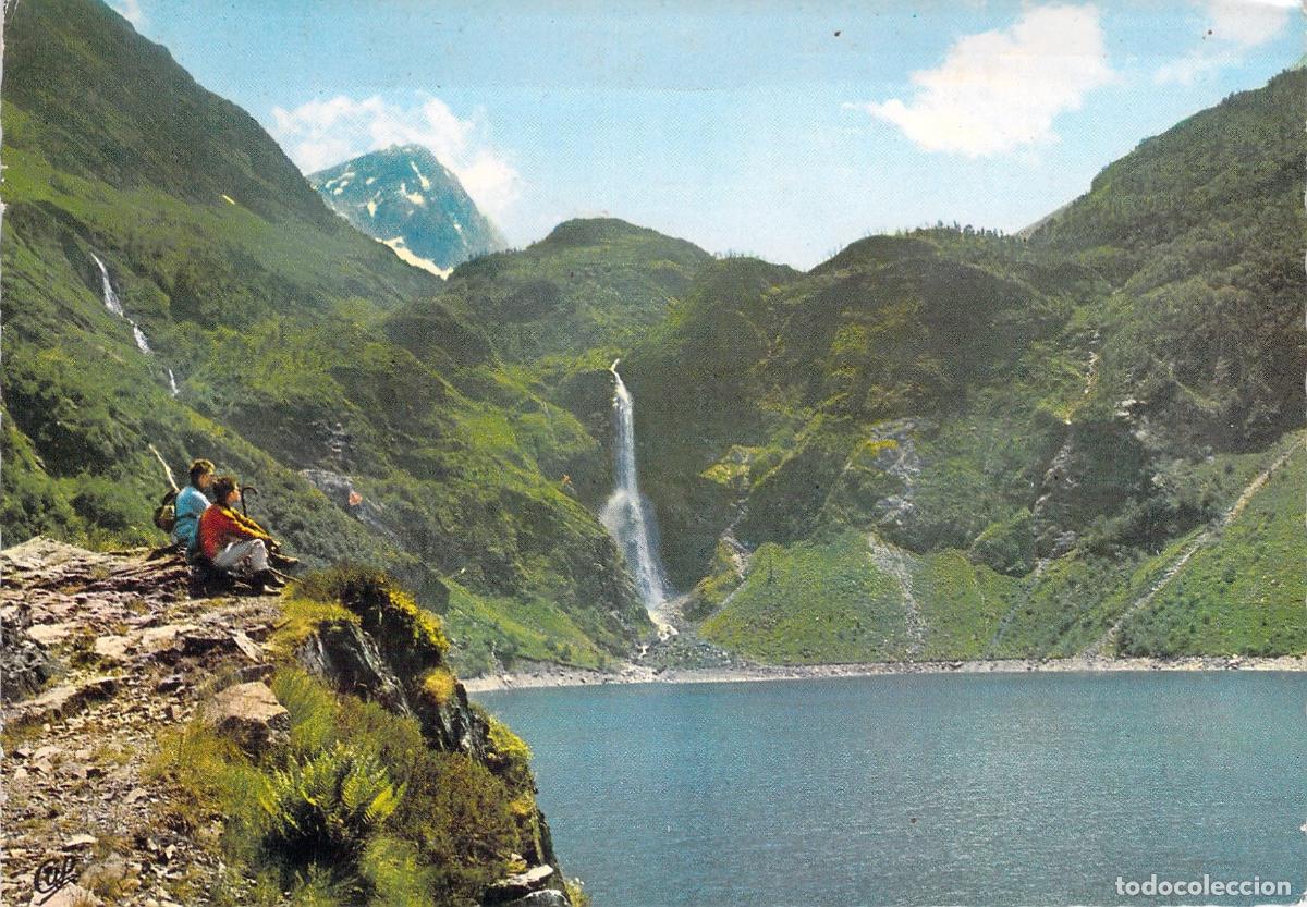 Cartoline: Postal de Lac d'Oo en Luchon, Pirineos, Francia