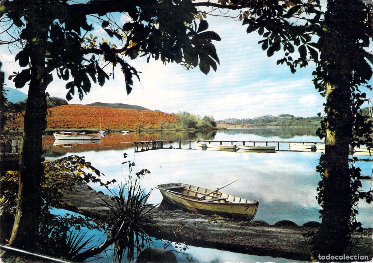 Cartoline: Postal de Lourdes, vista del lago, Francia