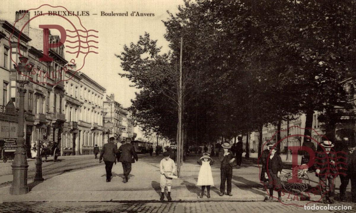 Postkarten: Boulevard dAnvers BRUXELLES BRUSEL belgique BELGIE