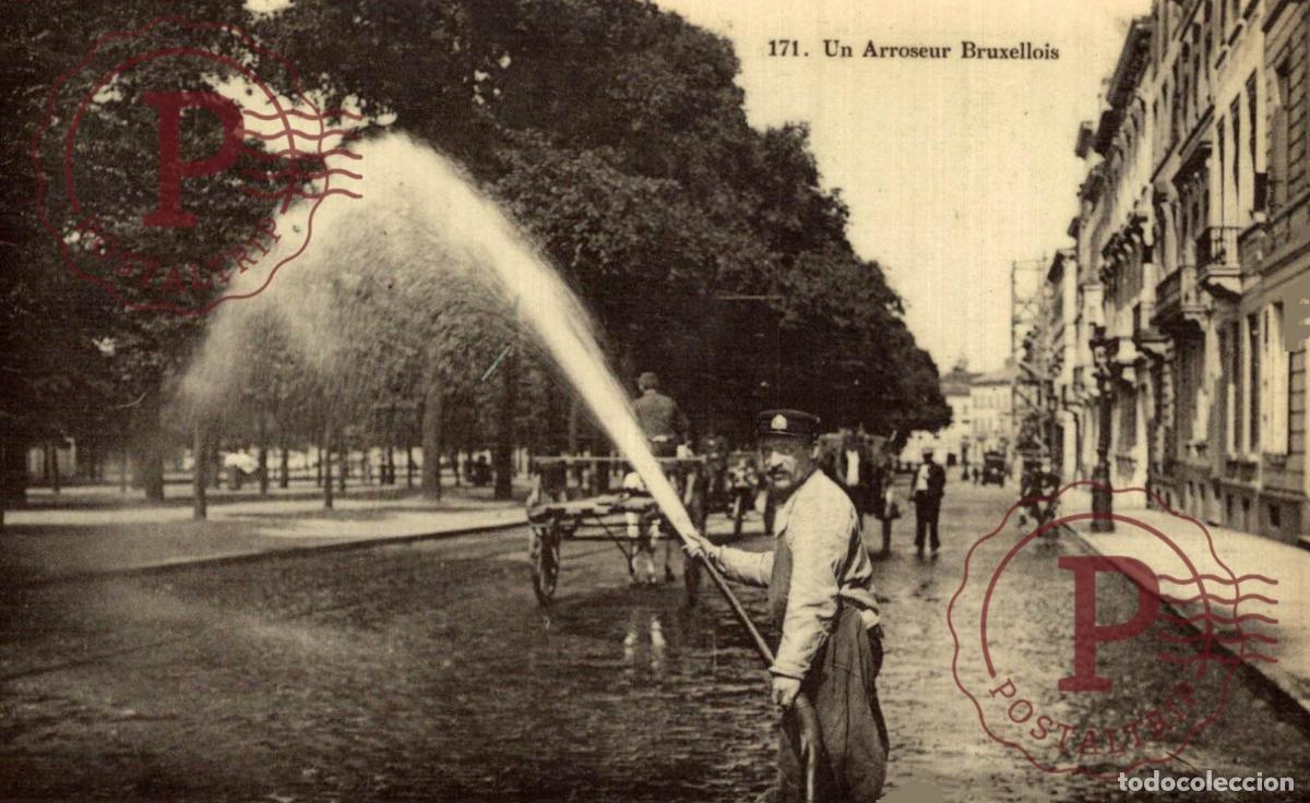 Postkarten: UN ARROSEUR BRUXELLOIS BRUXELLES BRUSEL belgique BELGIE