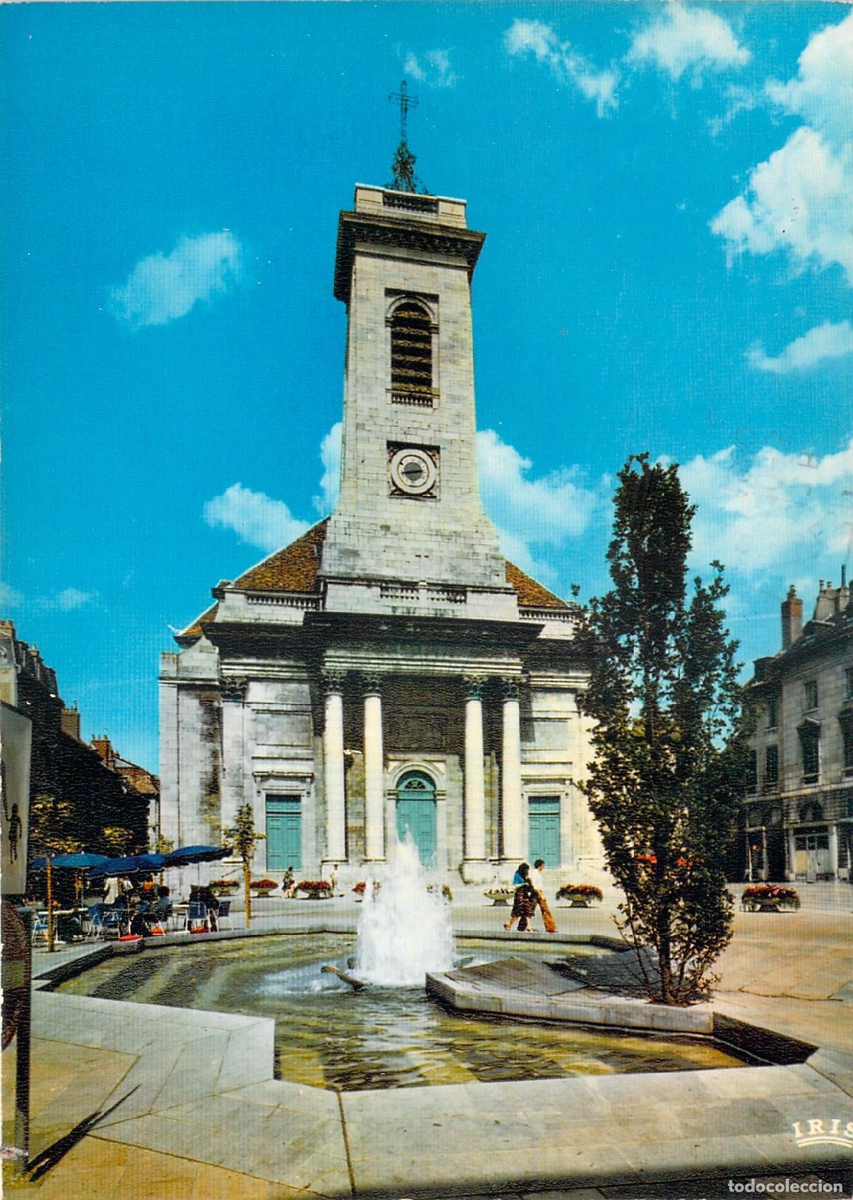 Postkarten: Postal de la Iglesia Saint Pierre en Besan&ccedil;on, Francia