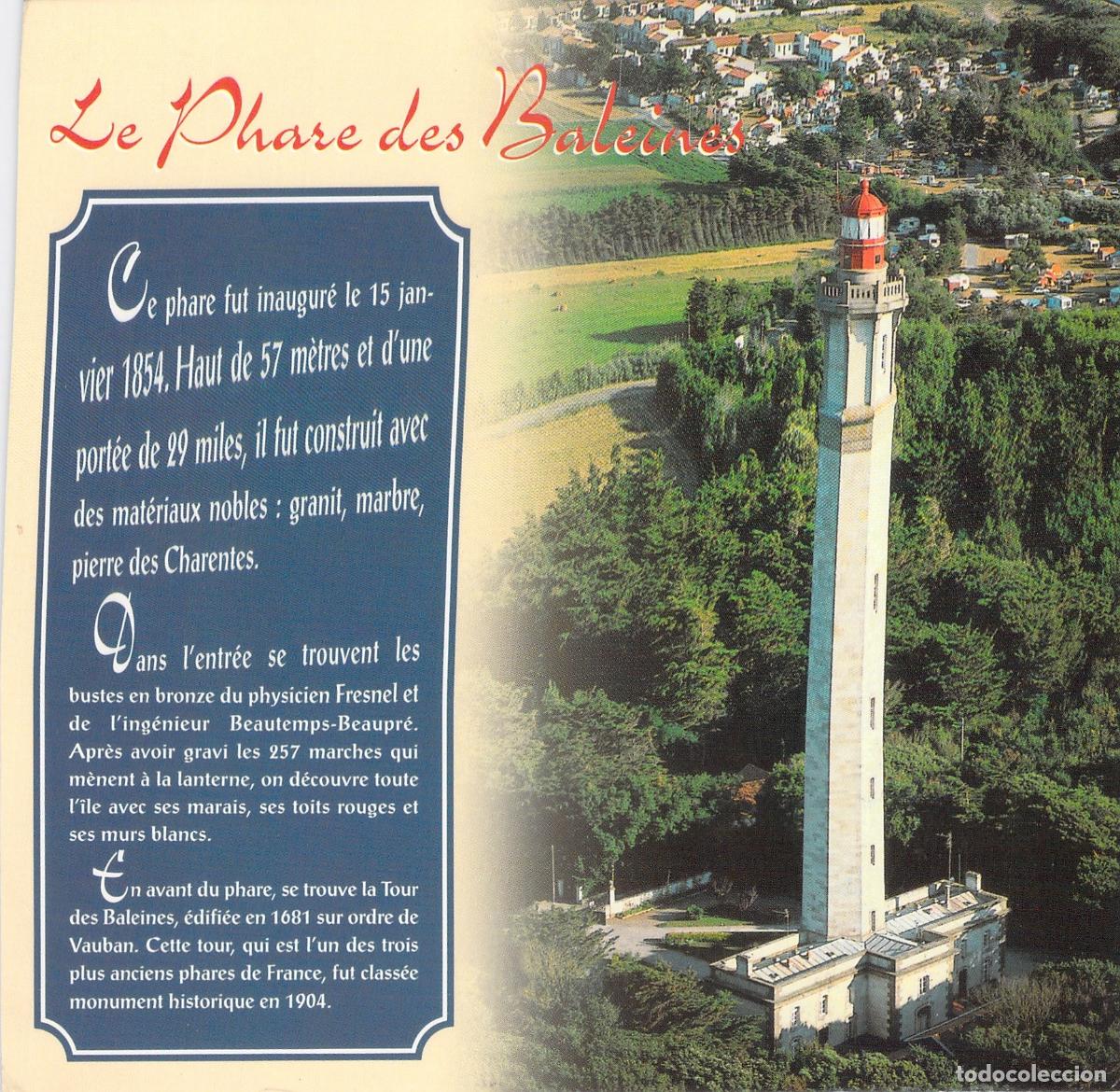 Postkarten: Postal del Faro de las Ballenas en la Isla de Re, Francia
