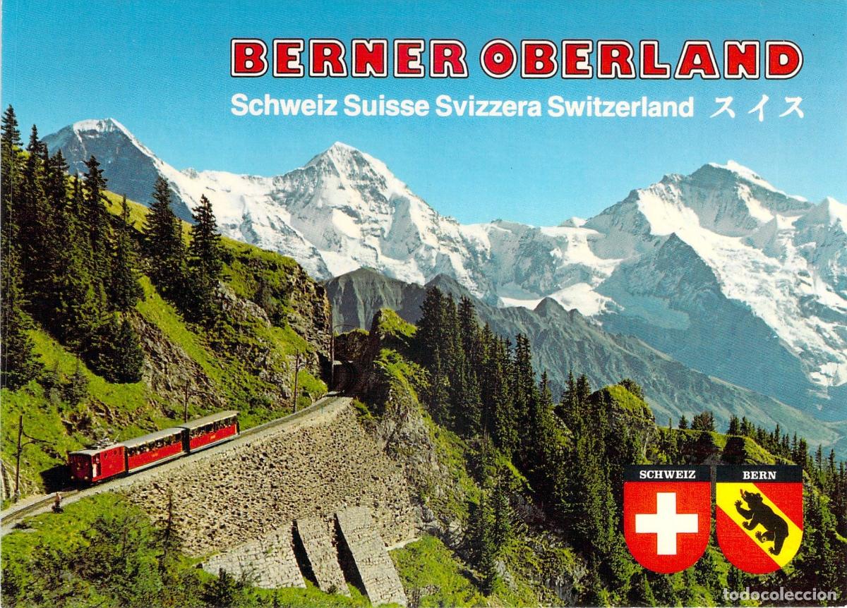 Postkarten: Postal de los Alpes Suizos Eiger M&ouml;nch y Jungfrau