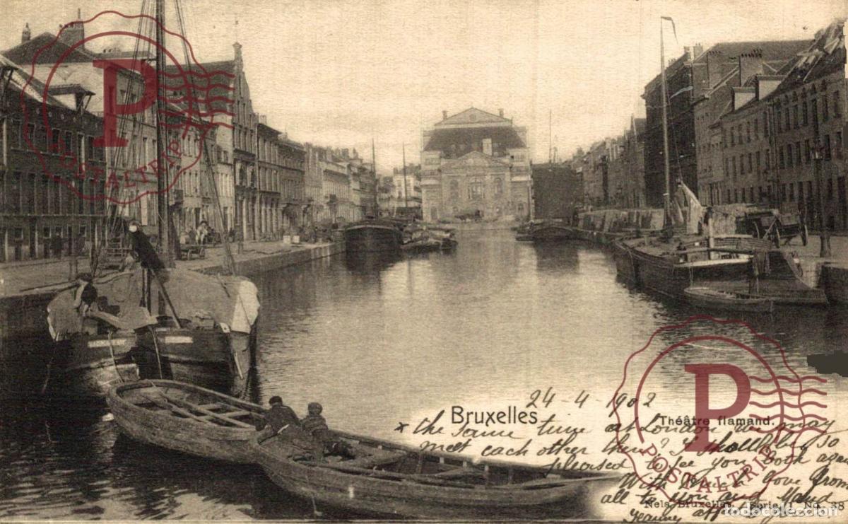 Postales: BRUXELLES THEATRE FLAMAND BRUXELLES BRUSEL belgique BELGIE